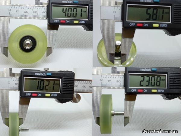 Нейлоновий ролик діаметром 40мм, шириною 10мм