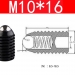 Упор пружинный шариковый с резьбой М10x16 фото 4