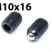 Упор пружинный шариковый с резьбой М10x16 фото 5
