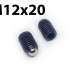 Упор пружинный шариковый с резьбой М12x20 фото 5
