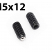 Упор пружинный шариковый с резьбой М5x12 фото 2