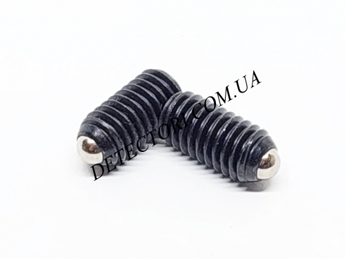 Упор пружинный шариковый с резьбой М6x12 фото 1