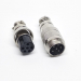 Разъем mini XLR GX16-6 16 мм соединительный на 6 контактов фото 1