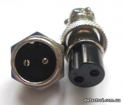 Разъем mini XLR 2pin пара Оптом 10шт. Разъем mini XLR 2pin пара Оптом 10шт.