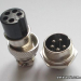 Разъем mini XLR GX16-5 16 мм на 5 контактов фото 1