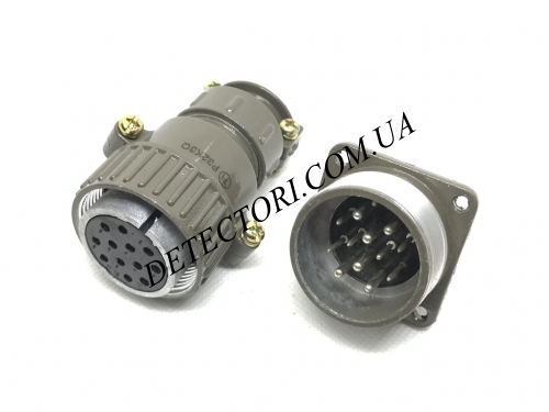 Контактный силовой разъем P32K3Q-12PIN на 12 контактов фото 1