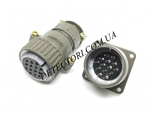 Контактный силовой разъем P32K4Q-14PIN на 14 контактов фото 1