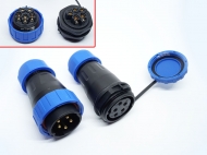 Разъем S-LD-28-5P герметичный силовой на 5 контактов 25 А IP-68