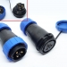 Разъем S-LD-28-3P герметичный силовой на 3 контакта 45 А IP-68 фото 1