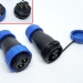 Разъем S-LD-28-2P герметичный силовой на 2 контакта 45 А IP-68 фото 1