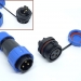 Разъем LD-20-3P герметичный силовой на 3 контакта 25 А IP-68 фото 1