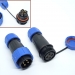 Разъем S-LD-20-4P герметичный силовой на 4 контакта 25 А IP-68 фото 1