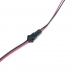 Разъем мама/папа SM2.54 на 2 контакта с проводом 30 (15+15) см фото 2