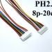 Роз'єм мама JST PH2.0 8PIN на 8 контактів з дротом 20 см фото 5