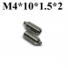 Винтовой плунжер с кнопкой M4x10x1.5x2 из нержавеющей стали фото 6