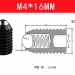 Винтовой плунжер шариковый M4x16 с резьбой фото 4