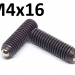 Винтовой плунжер шариковый M4x16 с резьбой фото 5