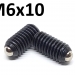 Винтовой плунжер шариковый M6x10 с резьбой фото 5
