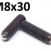 Гвинтовий плунжер кульковий M8x30 з різьбленням фото 6