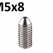 Гвинтовий плунжер кульковий M5x8 з нержавіючої сталі фото 3