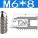 Винтовой плунжер шариковый M6x8 из нержавеющей стали фото 2 Винтовой плунжер шариковый M6x8 из нержавеющей стали фото 2