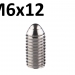 Винтовой плунжер шариковый M6x12 из нержавеющей стали фото 3 Винтовой плунжер шариковый M6x12 из нержавеющей стали фото 3