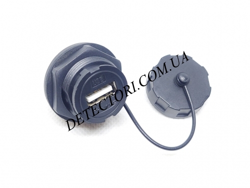 Герметичный USB2.0 разъем гнездо+штекер фото 1