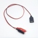USB разъем гнездо + зажимы крокодил с проводами фото 2