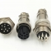 Роз’єм mini XLR GX16-9 16 мм на 9 контактів фото 1