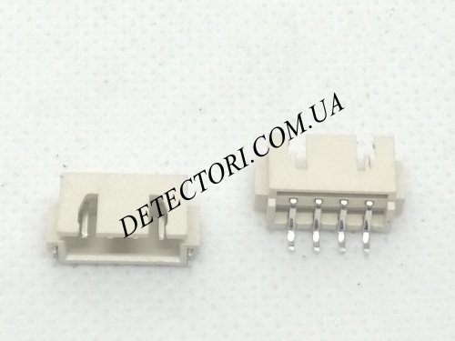 Разъем папа XH2.54 4P SMD на 4 контакта для горизонтального монтажа фото 1 Разъем папа XH2.54 4P SMD на 4 контакта для горизонтального монтажа фото 1