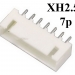 Роз'єм тато XH2.54 7P на плату 7 контактів фото 2