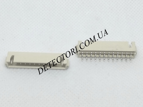 Роз'єм тато XH2.54 12P SMD на 12 контактів для горизонтального монтажу фото 1 Роз'єм тато XH2.54 12P SMD на 12 контактів для горизонтального монтажу фото 1