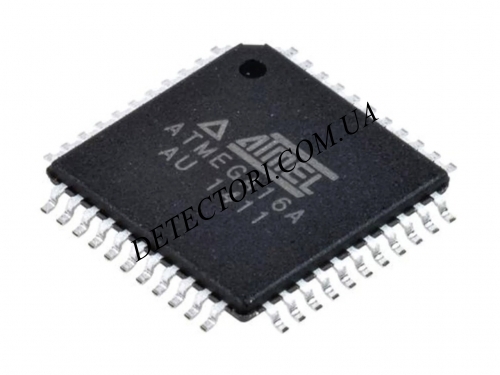 Микропроцессор Atmega 16A-AU для металлоискателей Кощей-5 фото 1