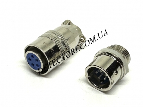 Роз'єм XS-12 12 мм на 5 контактів фото 1