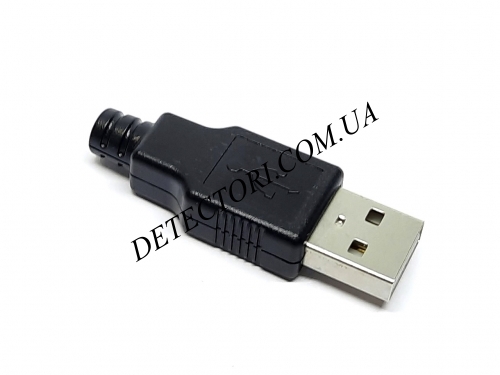 USB штекер тип А під пайку  фото 1