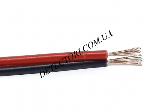 Силовой кабель RVB 2 x 22AWG медный гибкий ПВХ 2 жилы  в соответствии со стандартом фото 1
