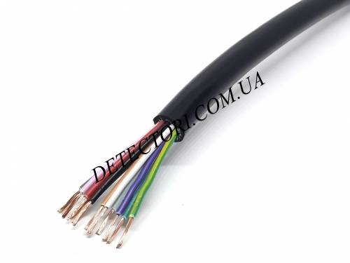 Екранований кабель RVVP 12 x 20AWG мідний сигнальний ПВХ 12 жили фото 1