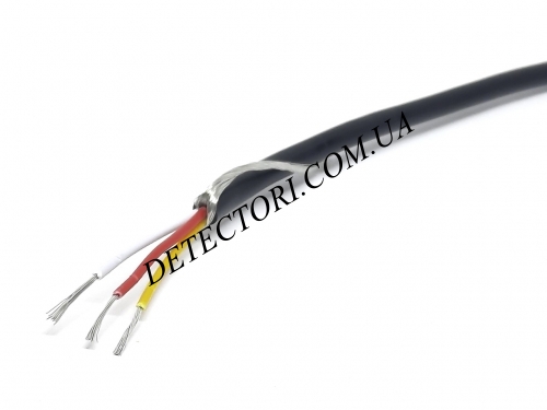 Экранированный кабель UL2547 3 x 24AWG медный сигнальный ПВХ 3 жилы фото 1