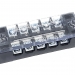 Клеммная колодка в корпусе TB1505 15А 5P с крышкой на 5 контактов латунь фото 2