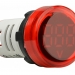 Цифровой вольтметр ED16-22VD 50-500В AC красный светодиодный фото 1