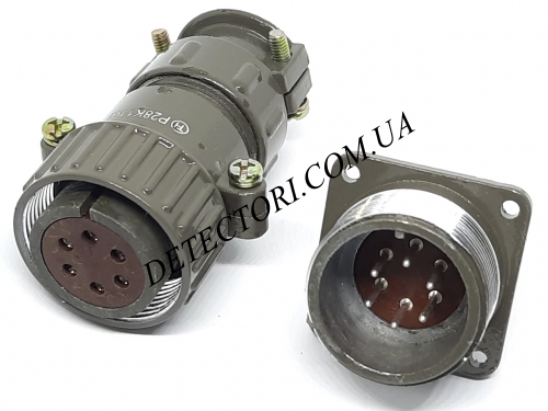 Контактный силовой разъем P28K11Q-6PIN на 6 контактов фото 1 Контактный силовой разъем P28K11Q-6PIN на 6 контактов фото 1