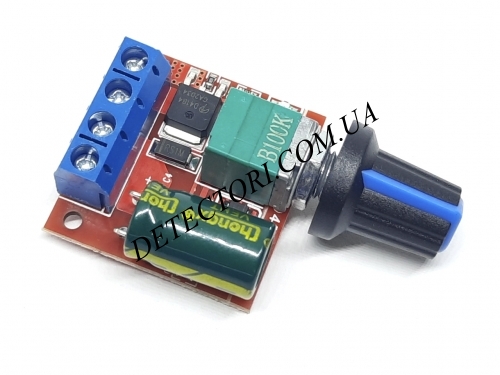 ШІМ регулятор швидкості двигуна ZX-003 DC 35V 5A фото 1