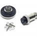 Разъем mini XLR GX16-5 16 мм на 5 контактов с фланцем фото 3