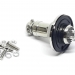 Разъем mini XLR GX16-5 16 мм на 5 контактов с фланцем фото 6