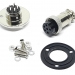 Разъем mini XLR GX16-6 16 мм на 6 контактов с фланцем фото 5
