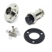 Разъем mini XLR GX16-6 16 мм на 6 контактов с фланцем фото 6