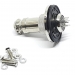 Разъем mini XLR GX16-6 16 мм на 6 контактов с фланцем фото 7