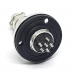 Разъем mini XLR GX16-6 16 мм на 6 контактов с фланцем фото 9