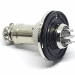 Разъем mini XLR GX16-6 16 мм на 6 контактов с фланцем фото 10