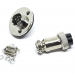 Разъем mini XLR GX16-7 16 мм на 7 контактов с фланцем фото 2
